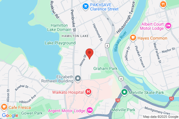 Map for Hamilton West Kindergarten