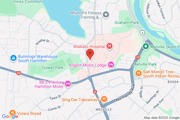 Map for Lollipops Waikato Hospital