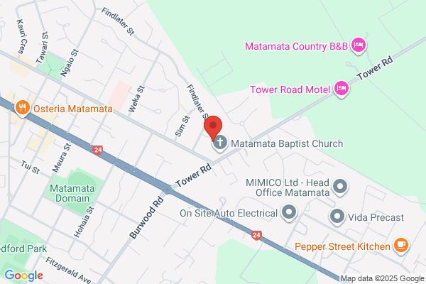 Map for Central Kids Kindergartens - Rāwhiti