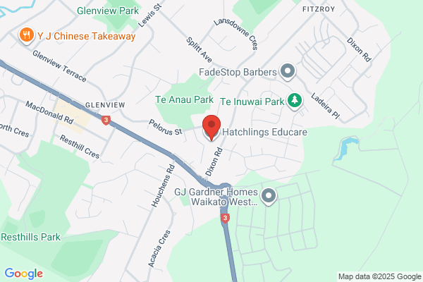 Map for Hatchlings ECE Ltd