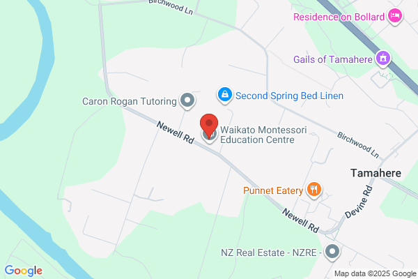 Map for Waikato Montessori Early Education Centre