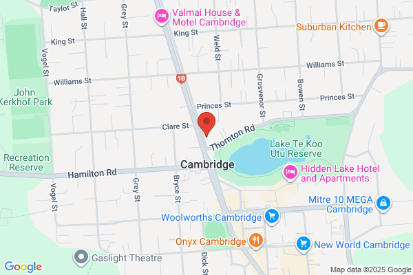 Map for Cambridge Kindergarten