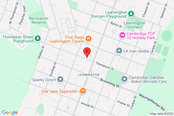 Map for Leamington Kindergarten