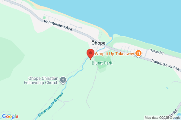 Map for Ohope Beach Montessori Preschool