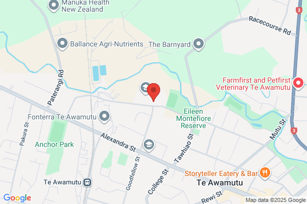 Map for Te Kōhanga Reo Puāwai o Te Awamutu