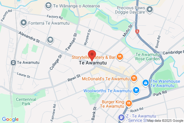 Map for Learning Links Te Awamutu