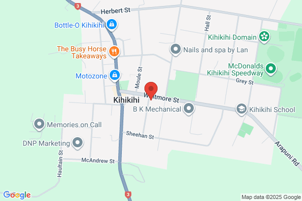 Map for Kihikihi Early Adventurers