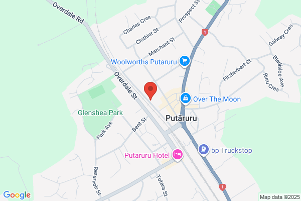 Map for Busy Bees Putaruru