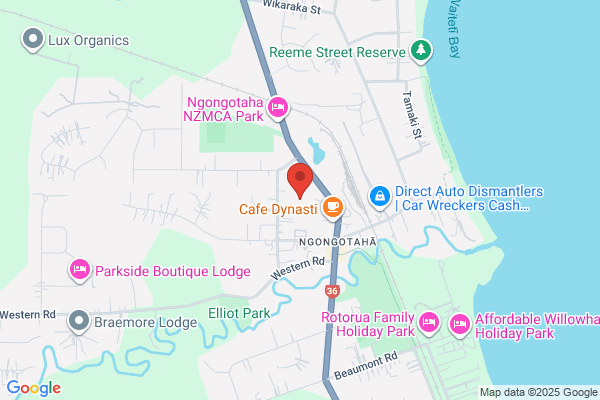 Map for Central Kids Kindergartens - Ngongotahā