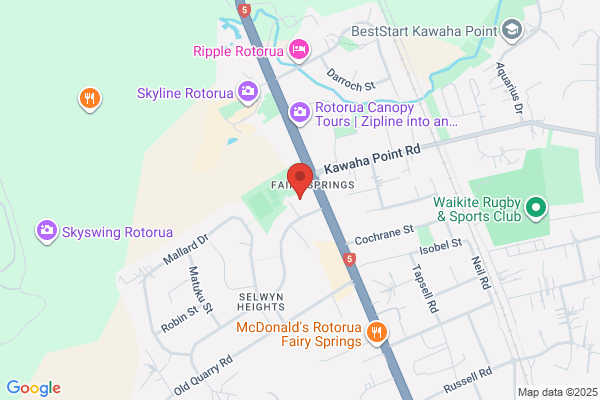 Map for Central Kids Kindergartens - Selwyn