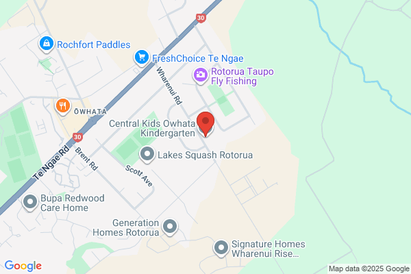 Map for Central Kids Kindergartens - Ōwhata