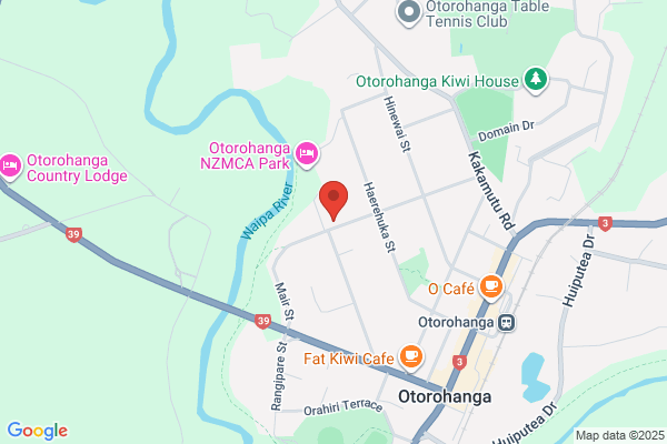 Map for Otorohanga Playcentre