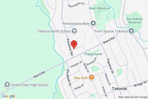 Map for Central Kids Kindergartens - Paraōnui