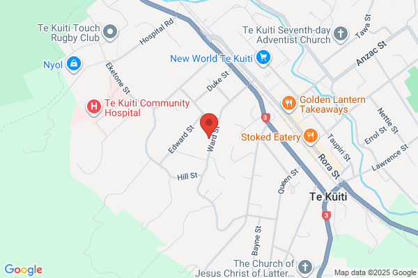 Map for Te Kuiti Playcentre