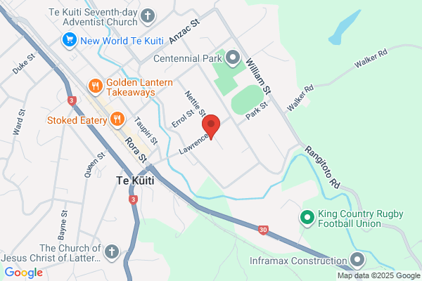 Map for Te Kōhanga Reo o Te Kuiti