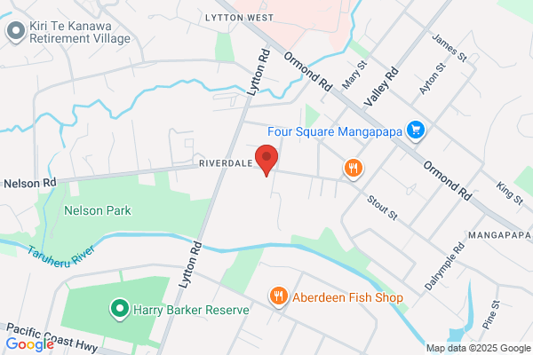 Map for Riverdale Kindergarten (Gisborne)