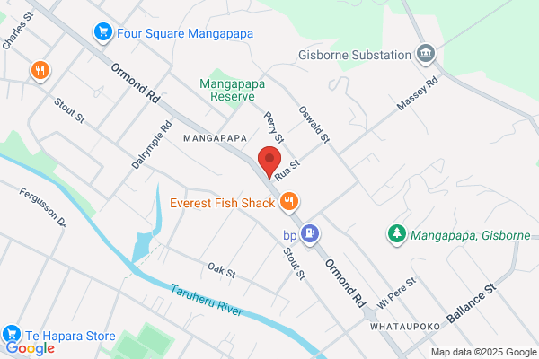 Map for Mangapapa Kindergarten