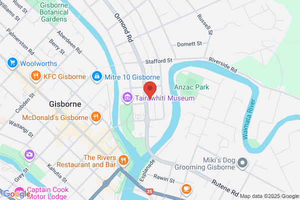 Map for Barnardos Early Learning Awhi Tairāwhiti