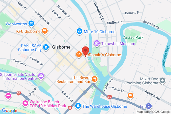 Map for Gisborne Central Childcare and Education Centre