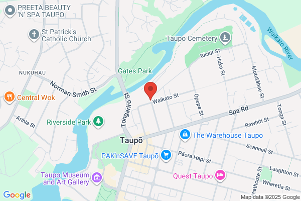 Map for Taupo Kids Community