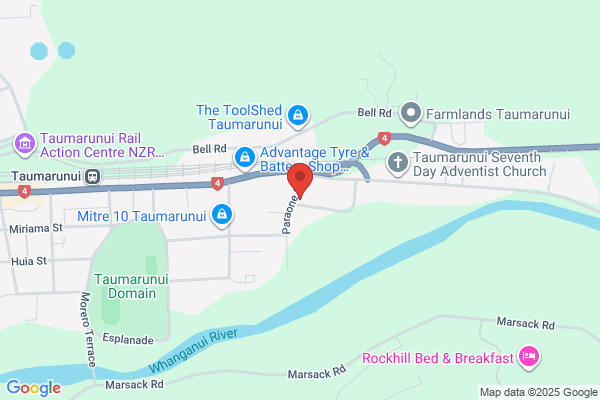 Map for Central Kids Kindergartens - Paraone