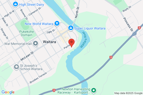 Map for Busy Bees Waitara