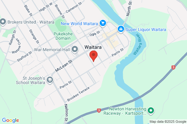 Map for Waitara Central Kindergarten