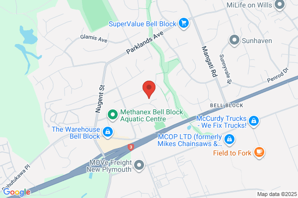 Map for Bell Block Pohutakawa Kindergarten