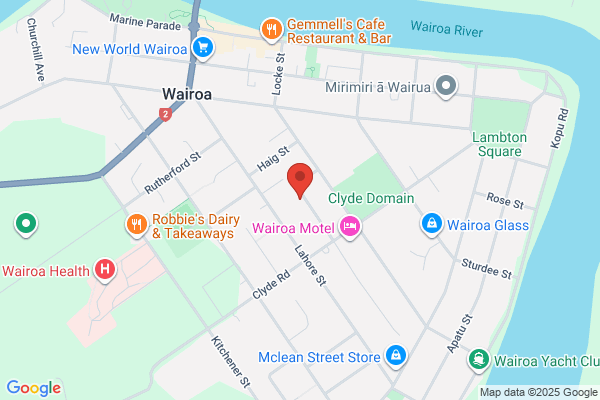 Map for Wairoa Kindergarten