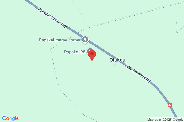 Map for Te Kōhanga Reo o Papakai