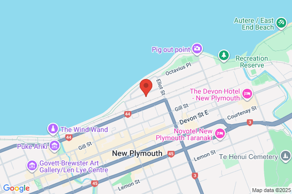 Map for Busy Bees New Plymouth