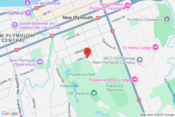 Map for Pukekura Kindergarten