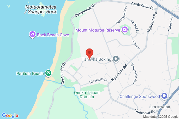 Map for Ngamotu Kindergarten