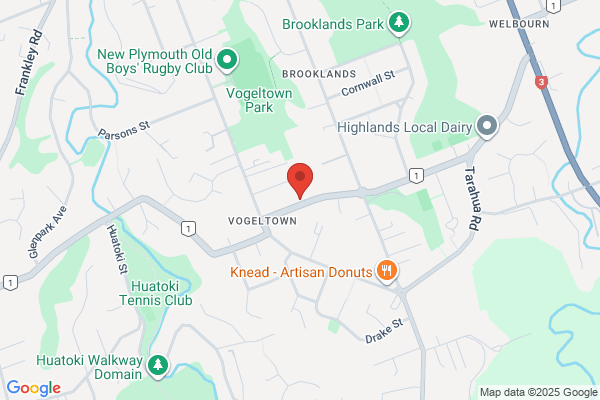 Map for New Plymouth Playcentre