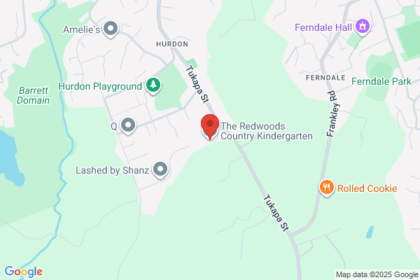 Map for The Redwoods Country Kindergarten