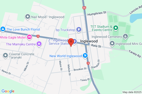 Map for Inglewood Playcentre