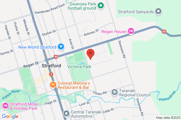 Map for Stratford Central Kindergarten