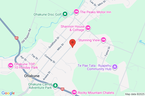 Map for Ohakune Kindergarten