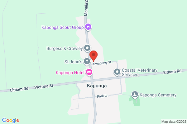 Map for Kaponga Playcentre