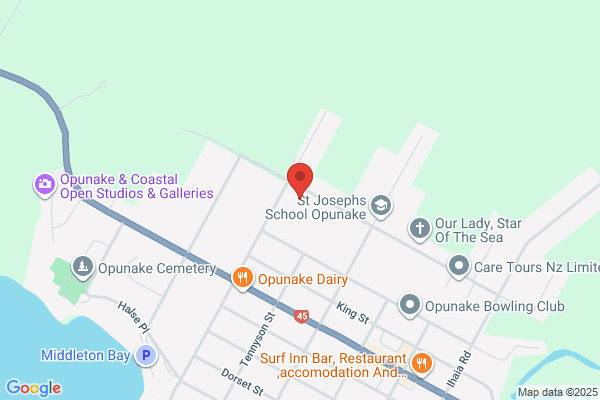 Map for Opunake Communities Kindergarten Incorporated