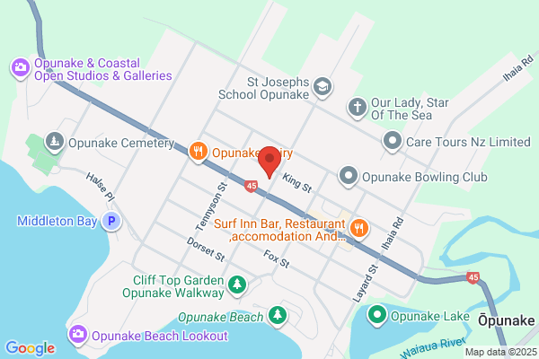 Map for Opunake Playcentre