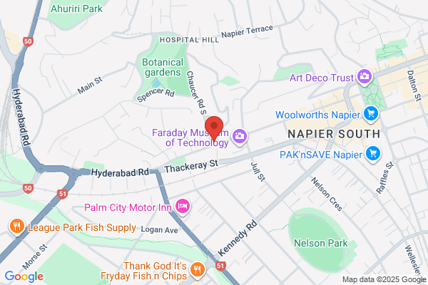 Map for Tiny Voices Napier