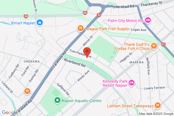 Map for Tom Parker House