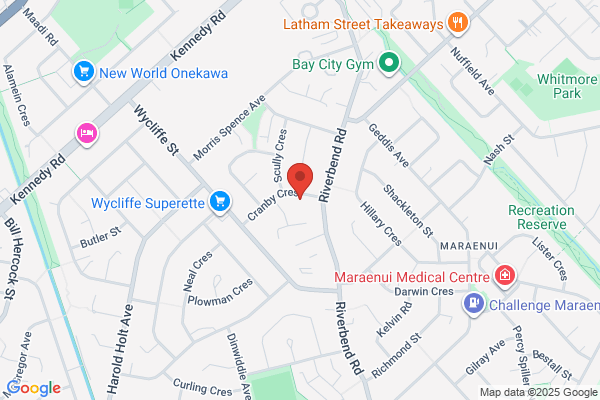 Map for Wycliffe Nga Tamariki Kindergarten