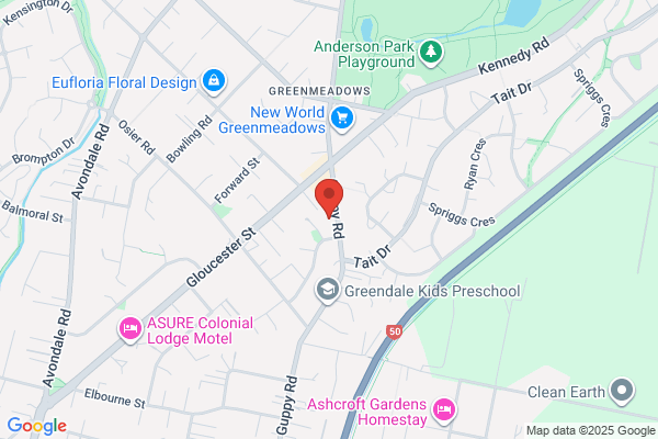 Map for Little Wonders Greenmeadows