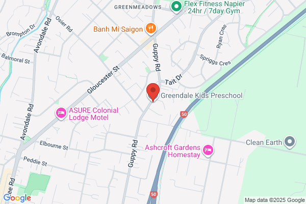 Map for Greendale Kids Preschool
