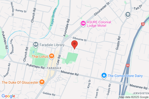 Map for Taradale Playcentre