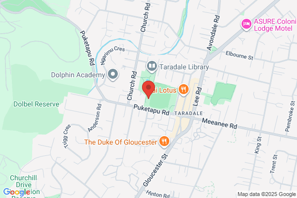 Map for Taradale Kindergarten