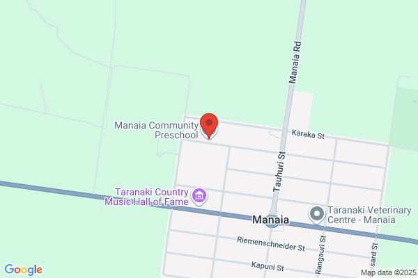 Map for Manaia Community Preschool
