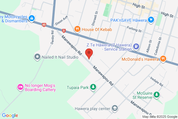 Map for Kiwi Clubhouse Learning Centre